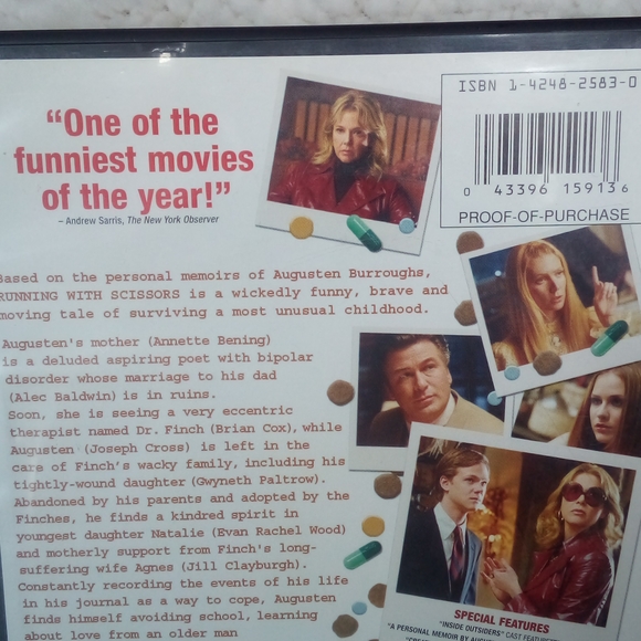 DVD - R - Running with Scissors - Picture 2 of 3